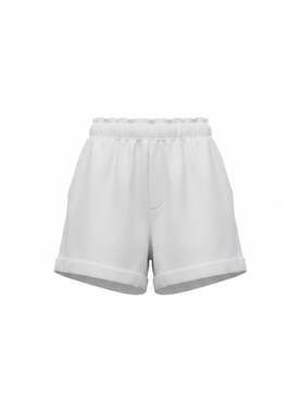 Mwjwdo Girls Ruffled Paperbag Elastic Waist Summer Shorts Comfy Casual 
A69